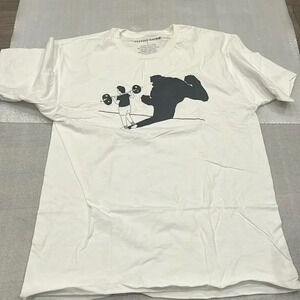 [L]Lifting  Crew Novelty White SS Shirt